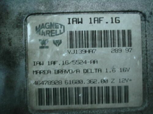 Centralita Fiat Marea Lancia 61600.362.00 IAW1AF16 IAW1AF1G 46478928 IAW1AF16