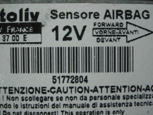 Airbag Centralita Crash Sensor Fiat Doblo (AE) 51772804 AUTOLIV 608673700E