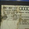 Controlador de alarma AUDI TT 8N 8N7951177