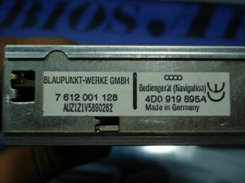 _57 navegación panel de operador Audi A6 A8 4D0919895A BLAUPUNKT-WERKE 7612001128