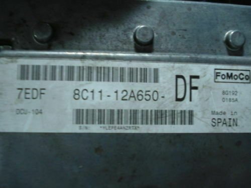 Centralita del motor Ford Transit 8C1112A650DF 8C11-12A650-DF DCU-104 7EDF