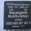 Unidad de control multifuncional Multifunktion Steuergerat Audi A6 A4 4B0907487A