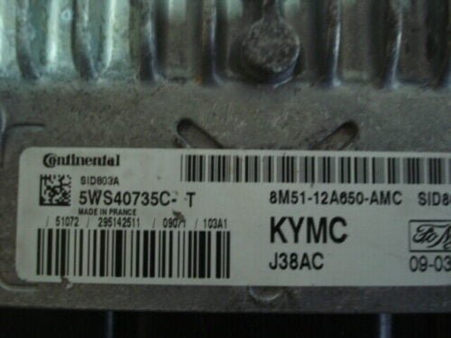 Centralita del motor Ford SID803A 8M51-12A650-AMC 8M5112A650AMC 5WS40735C-T
