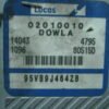 Centralita del motor Ford Transit 95VB9J464ZB 02010010 LUCAS DOWLA
