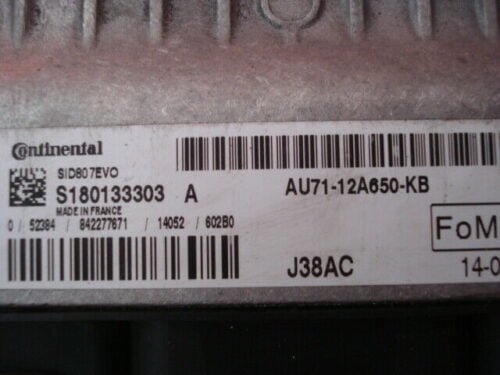 _57 Centralita del motor Ford Focus AU7112A650KB AU71-12A650-KB S180133303A SID807EV