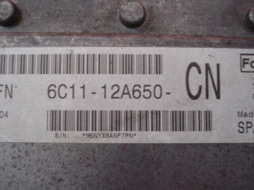 Centralita del motor  FORD TRANSIT 6C1112A650CN 6C11-12A650-CN