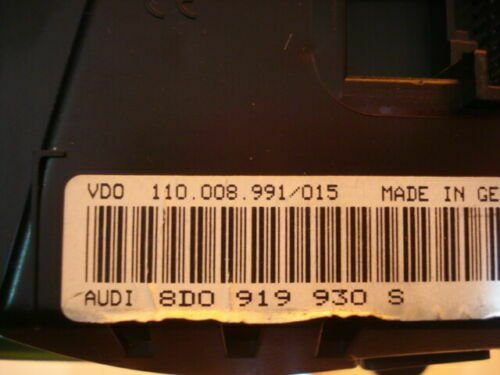 Cuadro de instrumentos Audi A4 S LINE 8D0919930S 8DO919930S 110008991015
