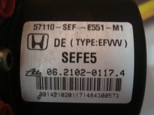 ABS  HONDA ACCORD 57110SEFE551M1 57110-SEF-E551-M1 06210201174 06210902073