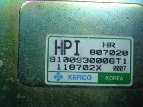 Centralita del motor Hyundai HPI HR 807020 HR807020 9100930006T1 KEFICO 118702X