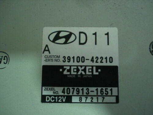 Centralita del motor Hyundai 39100-42210 3910042210 407913-1651 4079131651 ZEXEL