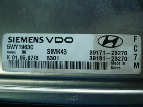 Centralita del motor Hyundai 3917123270 39171-23270 3918123270 39181-23270