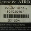 Airbag Centralita Crash Sensor Iveco Daily III E2-02 0036 504020907 331204