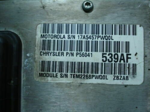 Centralita del motor JEEP GRAND CHEROKEE 56041539AF P56041539AF P56041 539AF