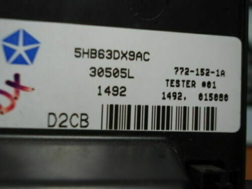 Botonera Elevalunas Jeep Grand Cherokee 7721521A 772-152-1A 5HB63DX9AC 30505L