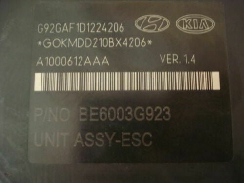 ABS Kia RIO 589201W505 MGH-60BH6013G923 BE6003G923 A1000612AAA