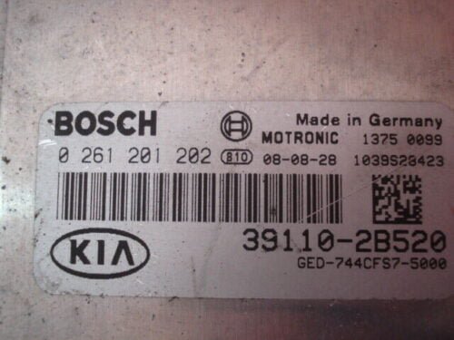 Centralita del motor Kia Ceed 391102B520  0261201202  39110-2B520