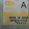 _57 Centralita del motor Kia Sportage 4079131742 407913-1742 K04R18881D KO4R18881D