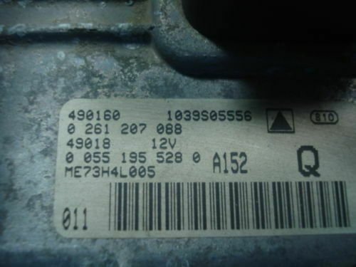 Centralita del motor Lancia ME73H4L005 490160 1039S05556 BOSCH 0261207088