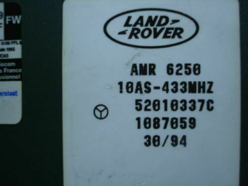 Control de unidad de alarma inmovilizador Land Rover AMR6250 AMR 6250 52010337C