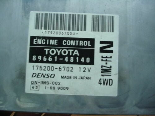 Centralita del motor Lexus RX 300 RX300 8966148140 DENSO 1752006702 175200-6702