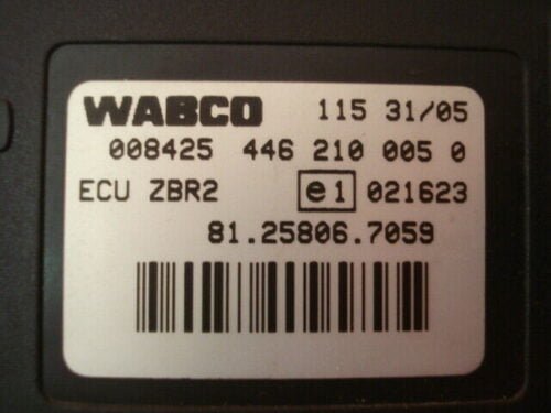 BCM Caja de fusibles  MAN Wabco  81258067059  4462100050 ECU ZBR2
