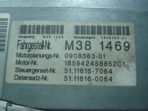 Centralita del motor MAN 0281001747 51116167064 51116160064 5111616-7064
