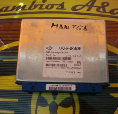 EBS Centralita KNORR-BREMSE MAN 81258087021 0486106052