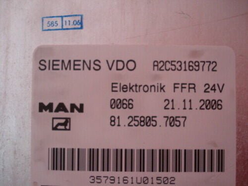 Centralita MAN 81258057057 81.25805.7057 A2C53169772