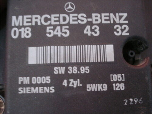 _57 Centralita ignición Mercedes W202 Clase C 0185454332 SIEMENS 5WK9126