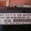 Clima panel de control MERCEDES ML R CLASS A2518702789 A2518203889 5HB96491428