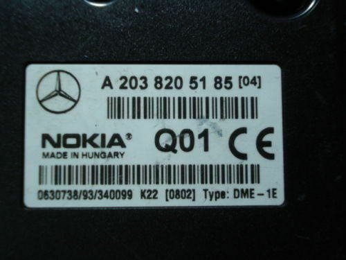 Centralita teléfono Nokia Mercedes W203 W210 W215 W208 W163 W463 A2038205185
