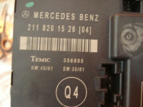 _57 Unidad de control de la puerta Mercedes Benz W211 E-Clase 2118201526 Q4