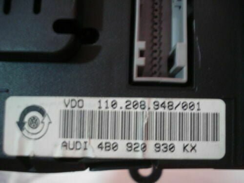 Cuadro de instrumentos Audi A6 4B 4B0920930KX 4BO920930KX VDO 110208948001
