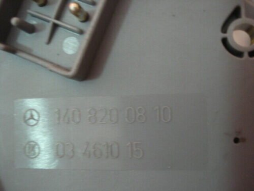 Ajuste de los asientos Mercedes-Benz W140 1408200810  LK 03461015