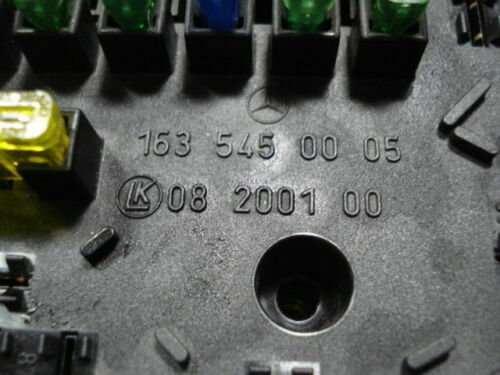 Caja de fusibles Mercedes W163 1635450005 163 545 00 05 LK 08200100 08 2001 00