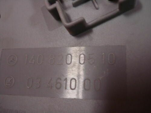 Ajuste de los asientos Mercedes 600 SE SEL 1408200510 140 820 05 10 03461000