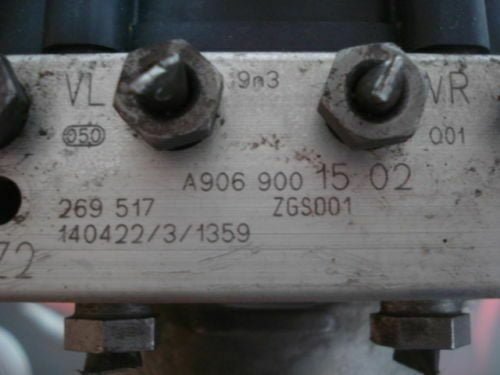 Unidad hidráulica del ABS VW Mercedes Sprinter 0265243791 A9069001502 0265956033