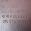 Módulo de control de crucero  Mercedes S W140 0165457732 412212001006