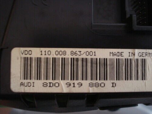 _57 Cuadro de instrumentos Audi A4 8D0919880D 8DO919880D 110008863001