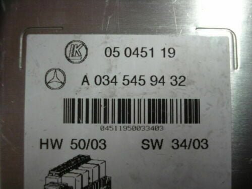 _57 Caja de fusibles / Sicherungskasten Mercedes S-Klasse W220 A0345459432 05045119