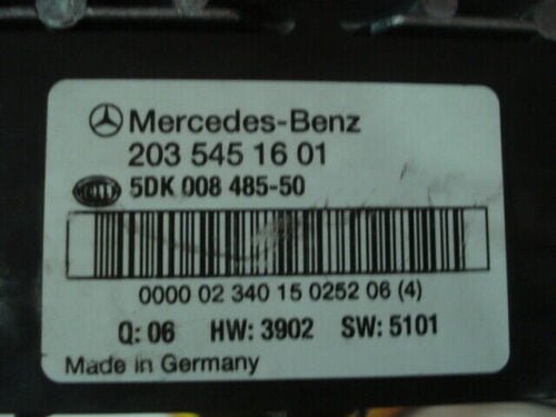 SAM Caja de fusibles Mercedes w203 2035451601 5DK008485-50 203 545 16 01