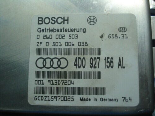 Módulo de control de transmisión Audi 4D0927156AL 0260002503 ZF 0501006038