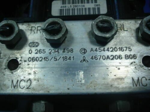 Unidad hidráulica del ABS  Mitsubishi SMART 0265234498 0265950588 A4544201675