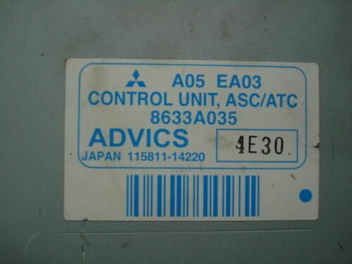 Centralita ASC/ATC MITSUBISHI PAJERO A05 EA03 8633A035 11581114220 115811-14220