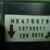 Airbag Centralita Crash Sensor / Mitsubishi Pajero 12V MR475078 X2T22371