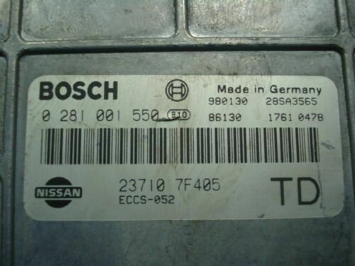 Centralita del motor Nissan Terrano 237107F405 ECCS-052 28SA3565 0281001550
