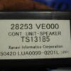 Altavoz de la unidad de control / NISSAN MURANO 28253 VE000 28253VE000 TS13185