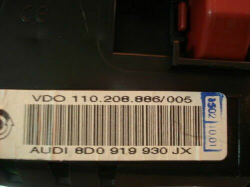 Cuadro de instrumentos AUDI A4 8D0919930JX 8DO919930JX 110208886005