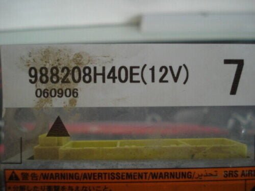 Airbag Centralita Crash Sensor / Nissan X-TRAIL 988208H40E