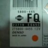 Centralita del motor Nissan X-Trail 5800445 FQ 5800445FQ 23710ES65C 275800-4455